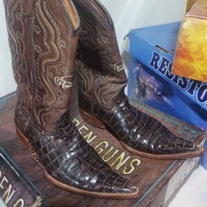 Men's Brown Western Boots